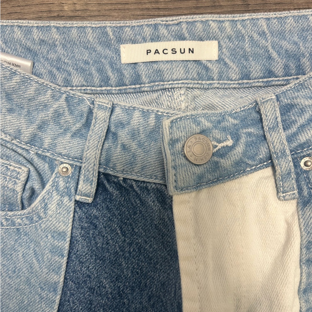 Patchwork Denim Jeans - image 3
